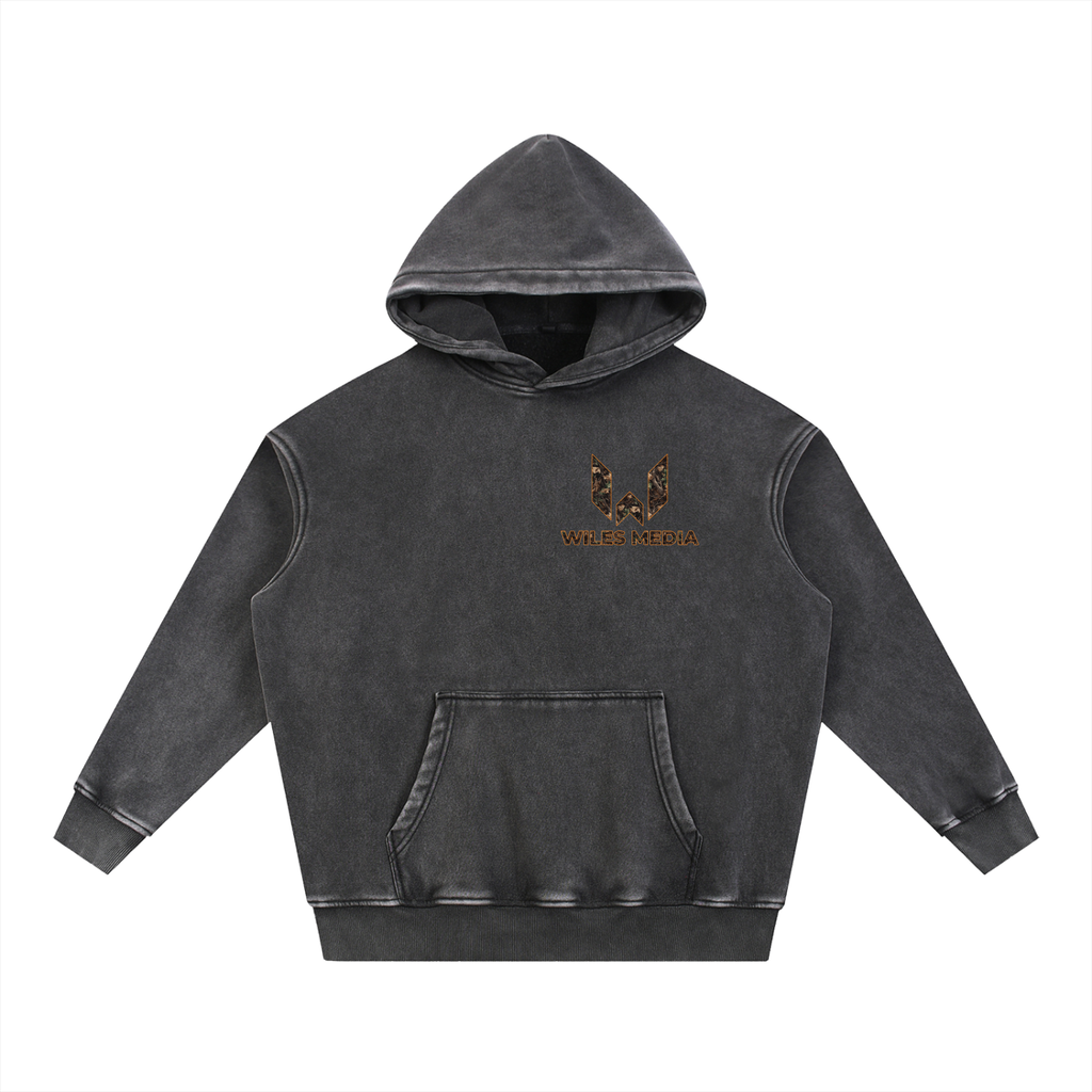 Acid Wash Oversize Hoodie