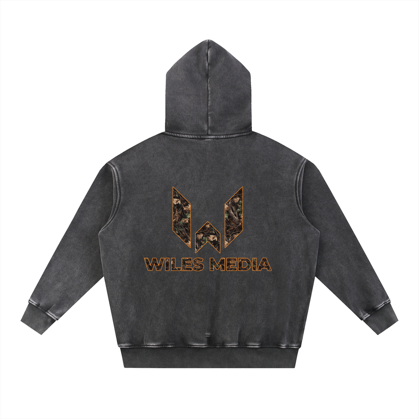 Acid Wash Oversize Hoodie