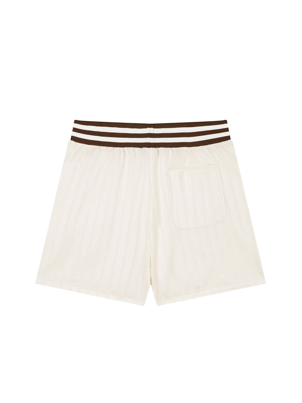 Striped Drawstring Shorts w/logo