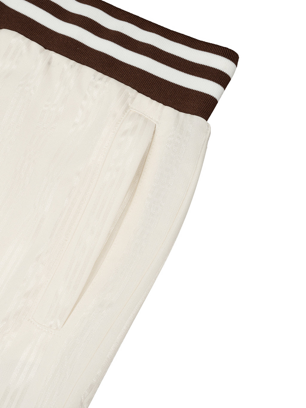 Striped Drawstring Shorts w/logo